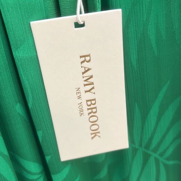 Ramy Brook Emerald Green Sleeveless Maxi Dress - Picture 3 of 8